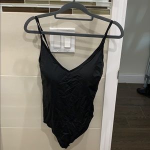Black One Piece Bathing Suit